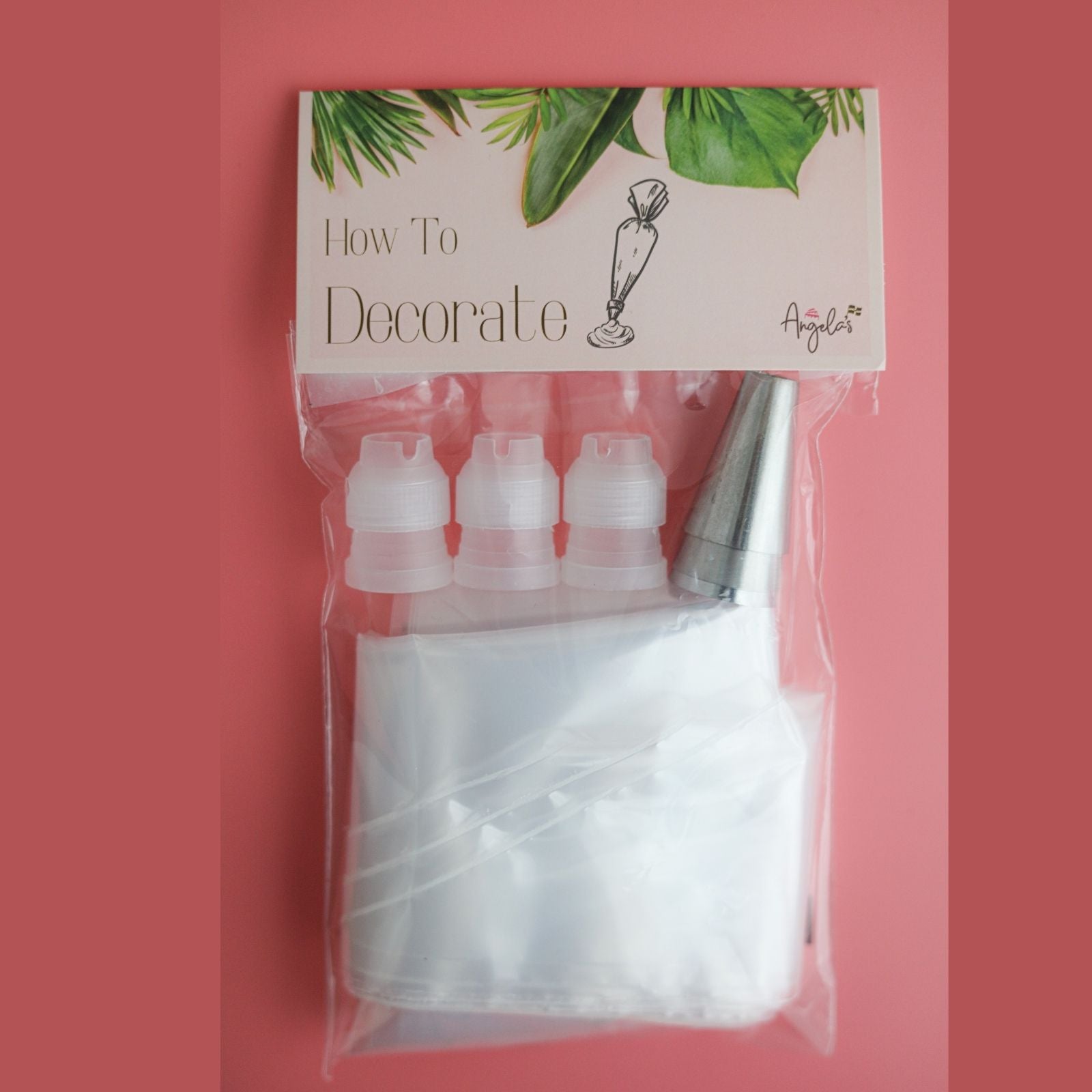 Decorating Kit | 3 Tips | 3 Couplers | 3 Reusable Icing Bag
